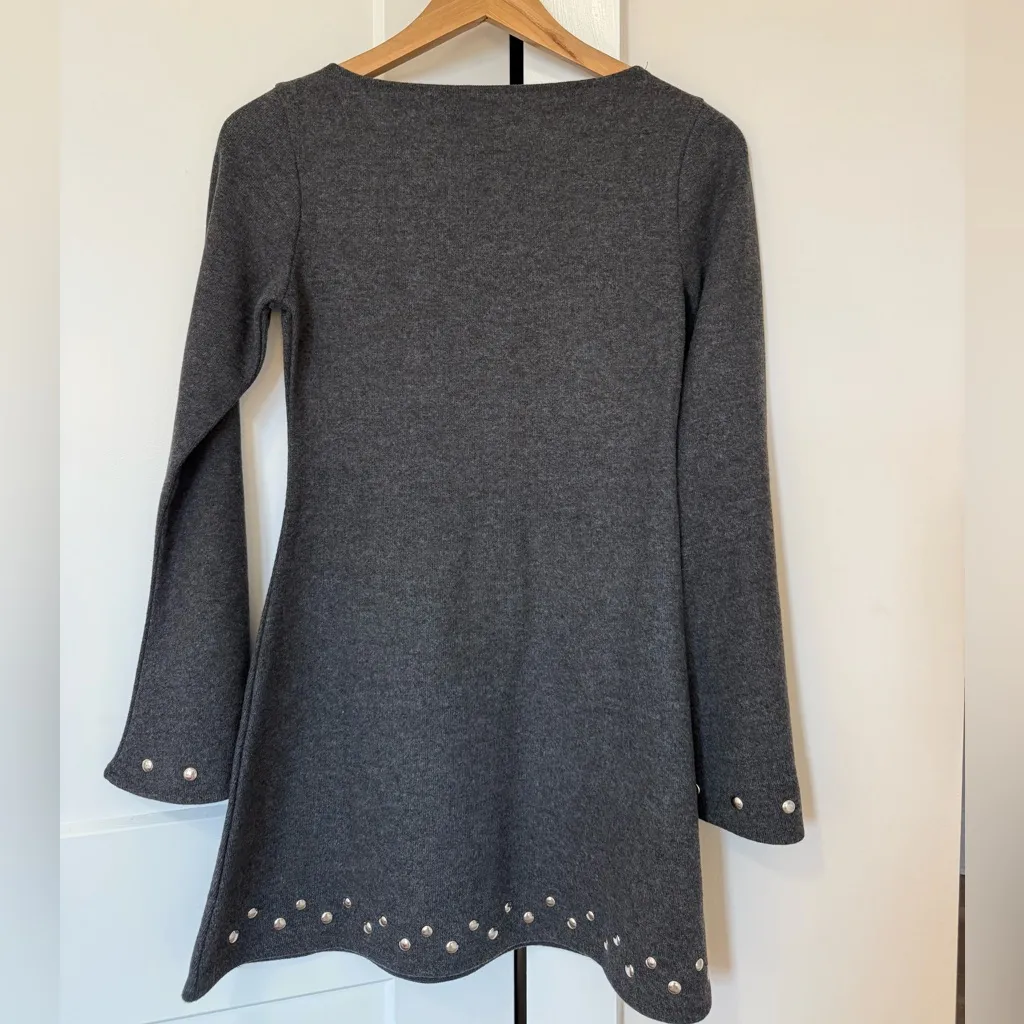 NWT Zara grey sweater dress - Image 3