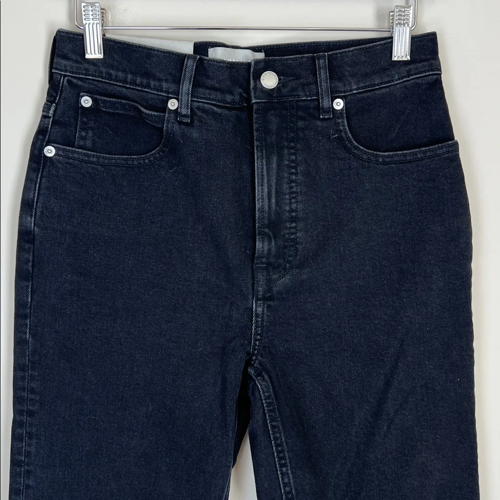 Everlane The way high slim straight jeans coal sz 27‎ Inseam 29 inch - Image 3