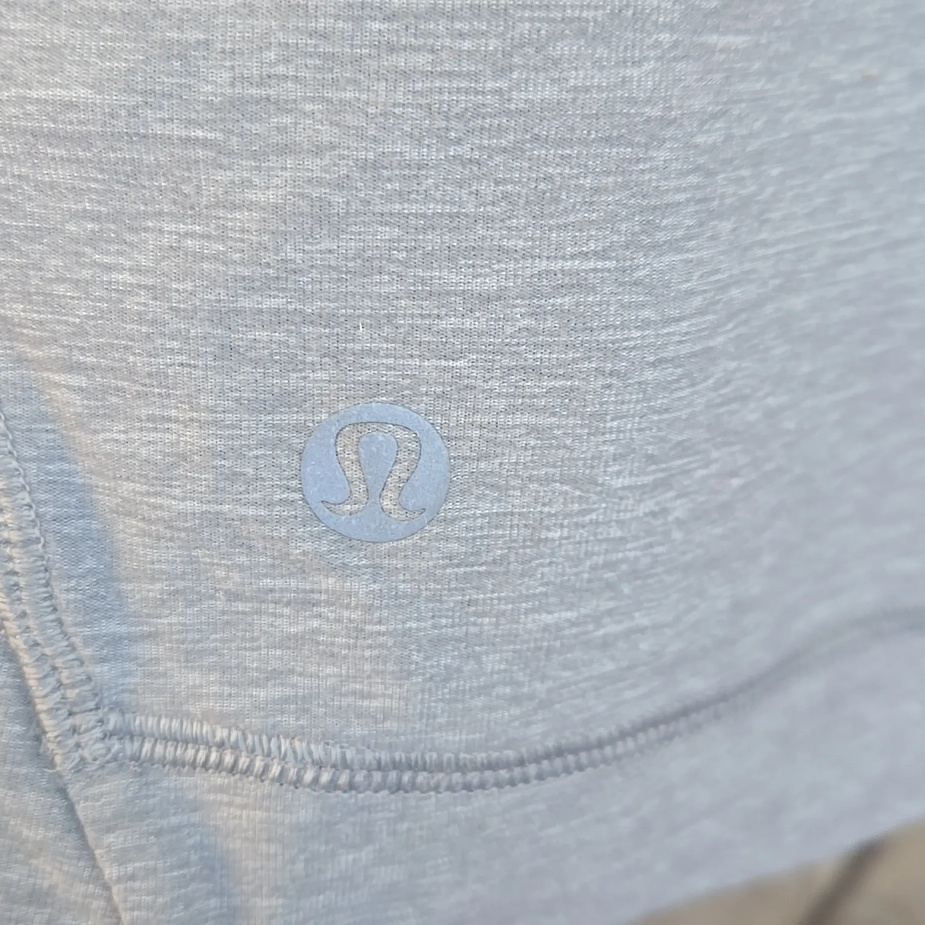 Lululemon Light Gray Zip-Up Jacket - Image 2