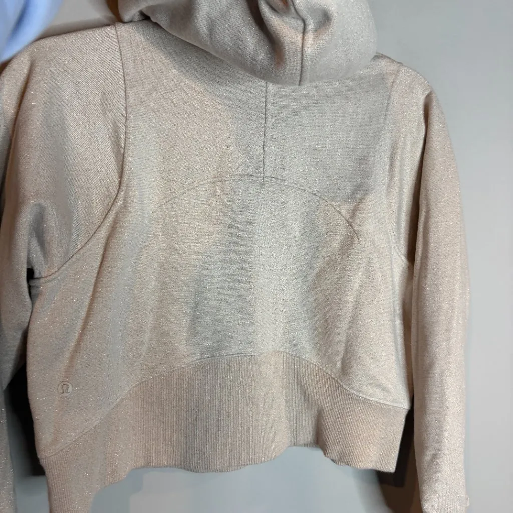 Lululemon Loungeful Cropped Hoodie *Spark Bone / Beige - Image 6