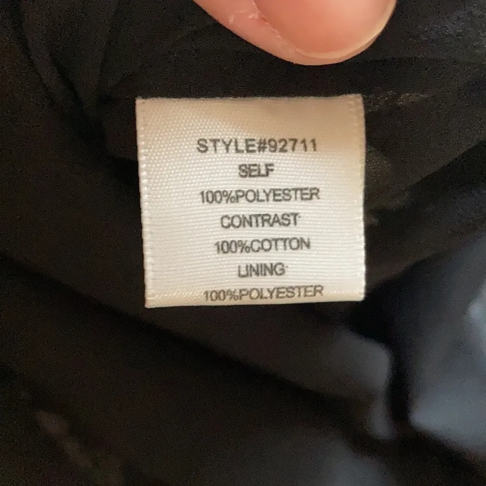 Skies are blue black and white floral slip dress‎ S - Image 6