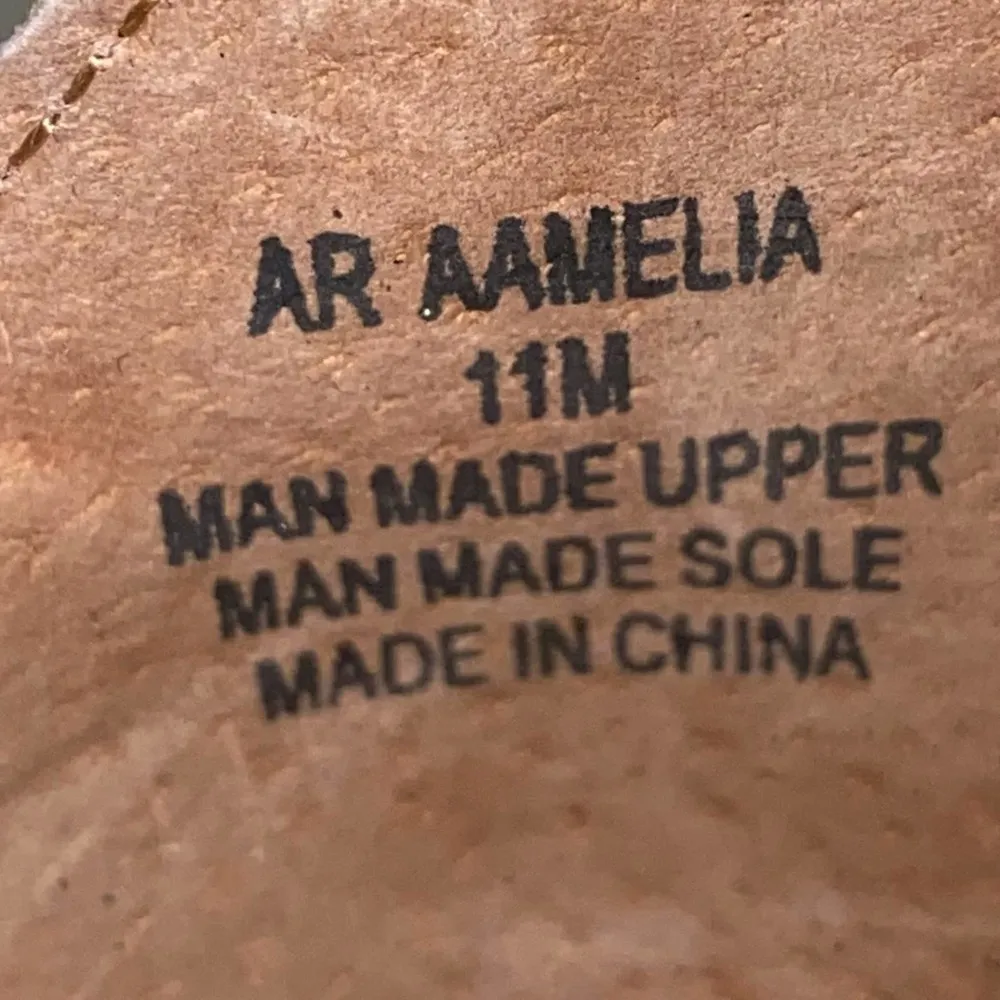 American Rag AR AAmelia Wedge back zip heel camel caramel brown size 11 - Image 31