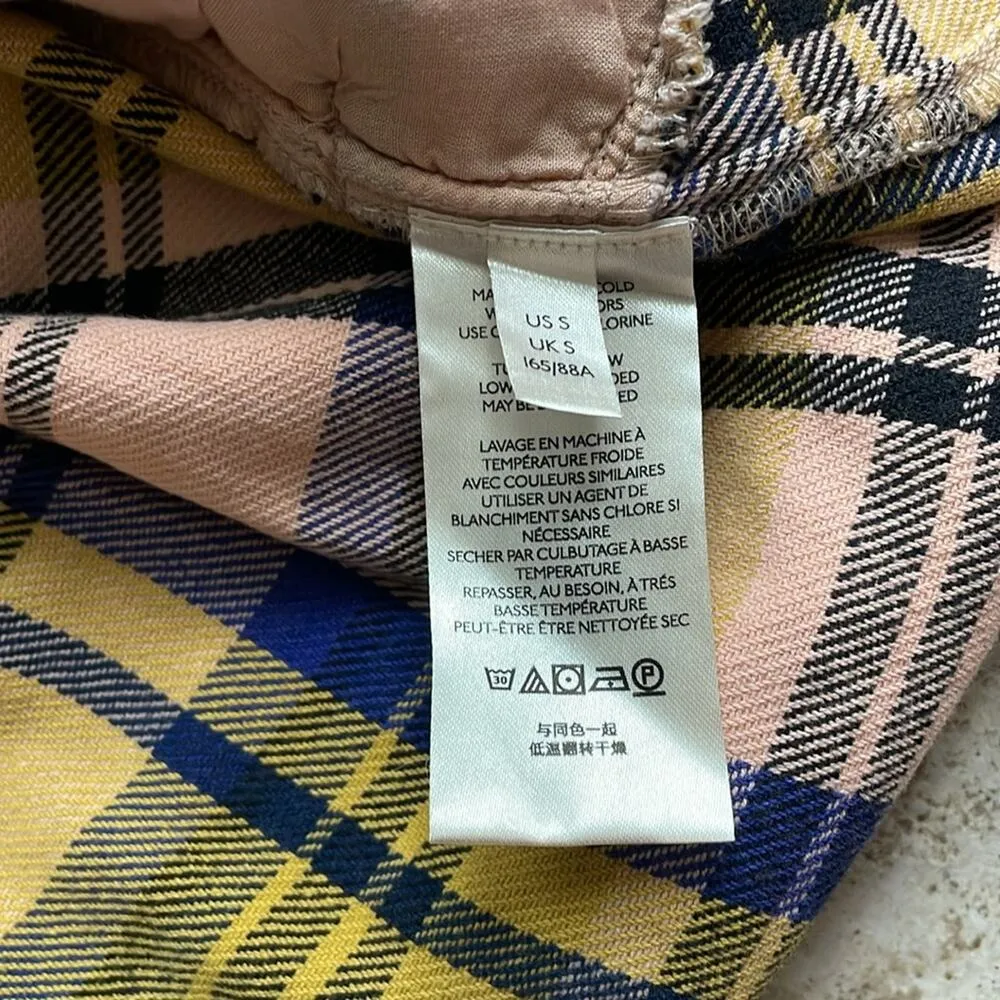 Free People Moon Bay Mixed Plaid Top - Image 13