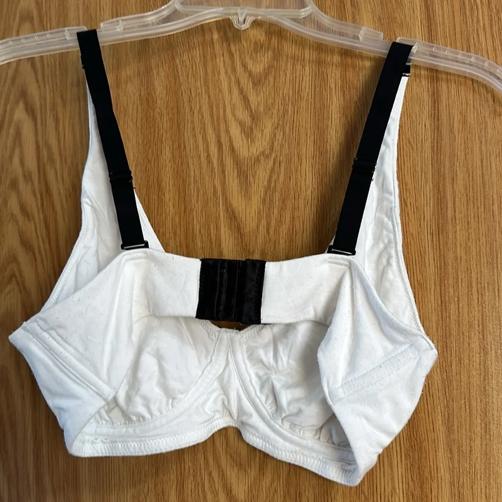 MeUndies White and Black Bralette, Large - Image 4