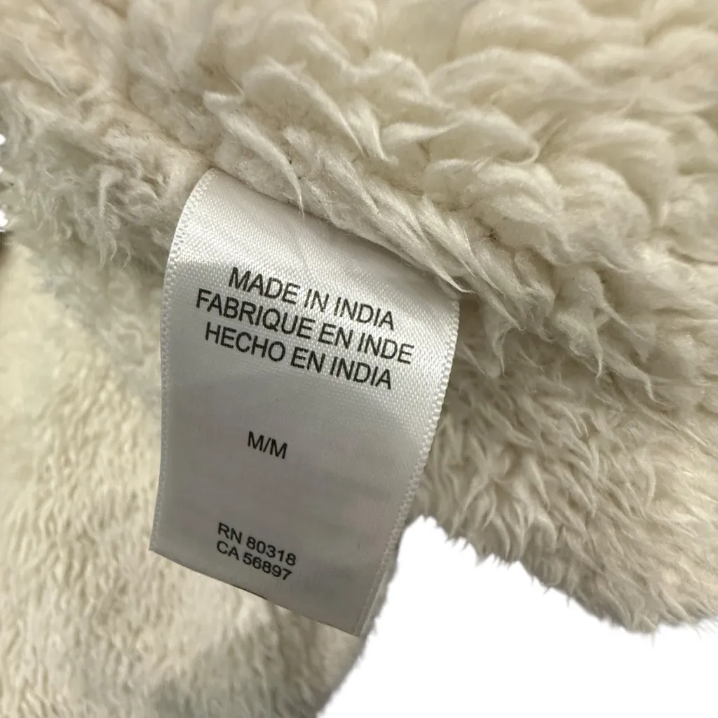 Lucky Brand flannel shacket Cotton  Fleece Lined Sweater Jacket size medium - Image 6