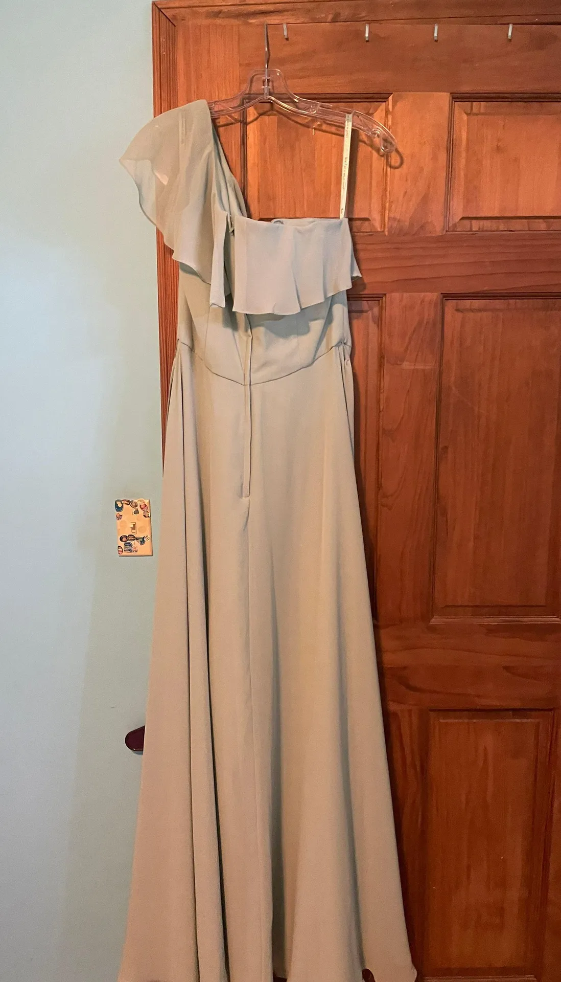 Sage Green Bridesmaid Dress - Image 2