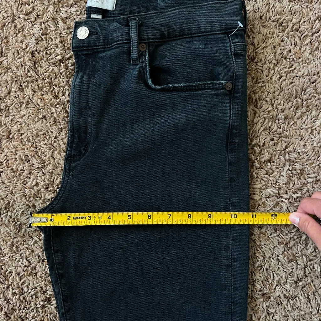 AGOLDE Jeans Black Toni Straight Leg Mid Rise Denim Organic Sz 30 - Image 16