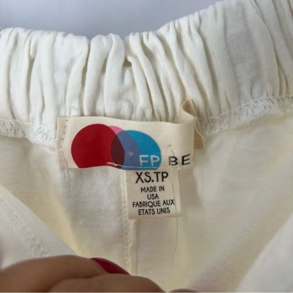 Free People Beach Elizabeth Midi Dress Cotton Strapless Breathable Slit - Image 7