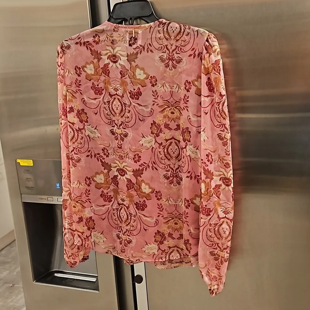 💕MISA LOS ANGELES💕  Ceyla Top ~ Cristobal Mirror Floral Print Small - Image 9