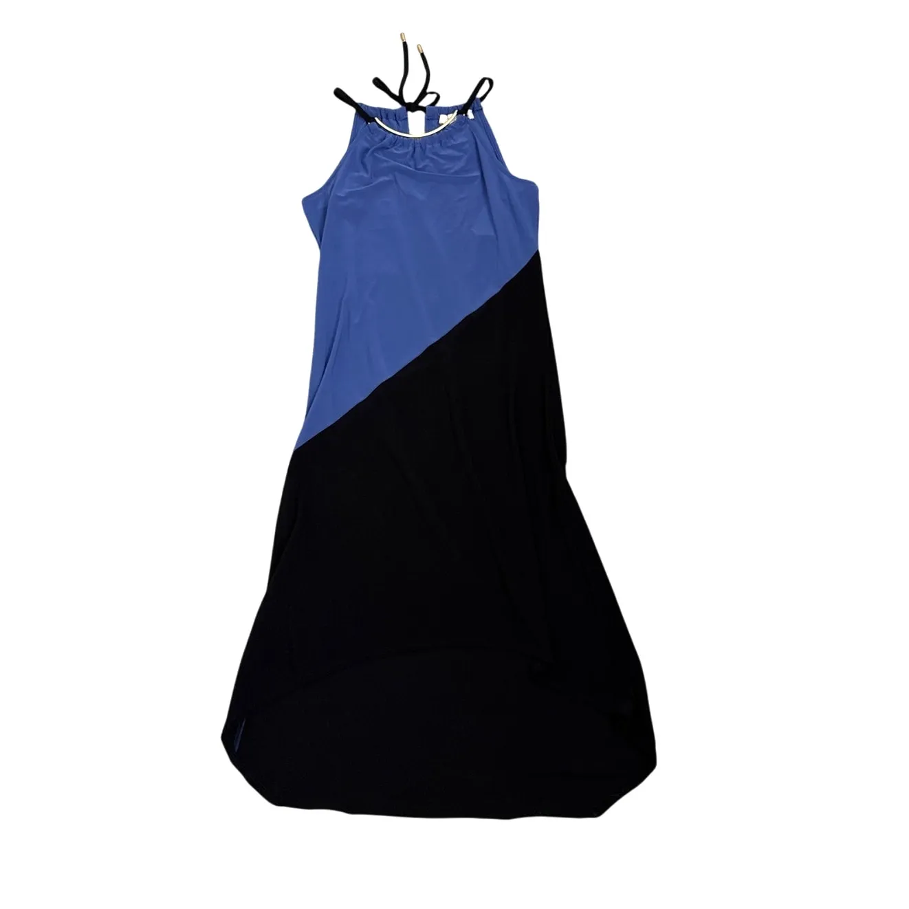 WHBM White House Black Market Purple Asymmetrical Halter Dress Size Women's XXS - Image 4