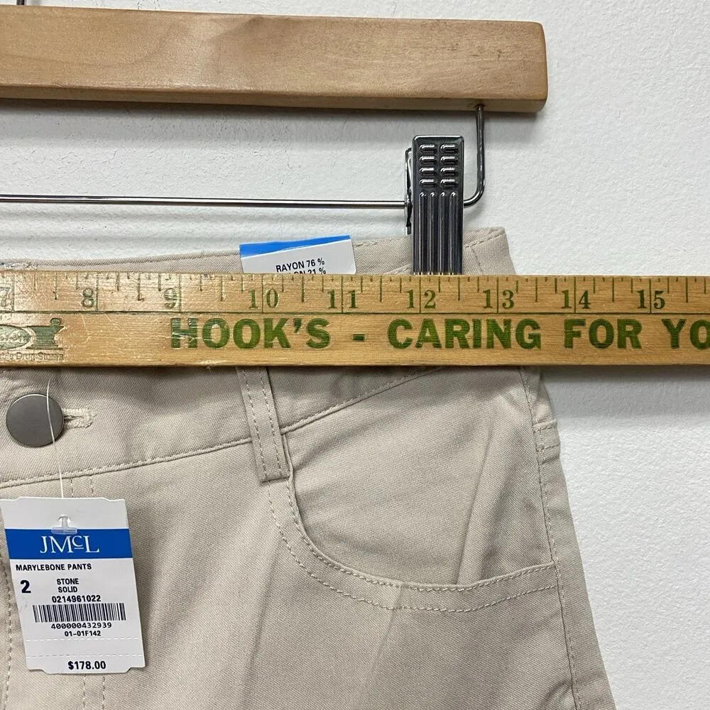 J. Mclaughlin $178 Women Wide Leg High Rise Marylebone Pants 2 Light Academia - Image 10