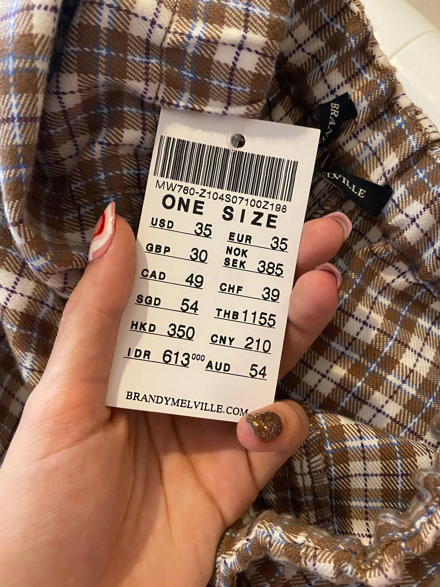 Brandy Melville Tilden High Rise Pants - Image 5