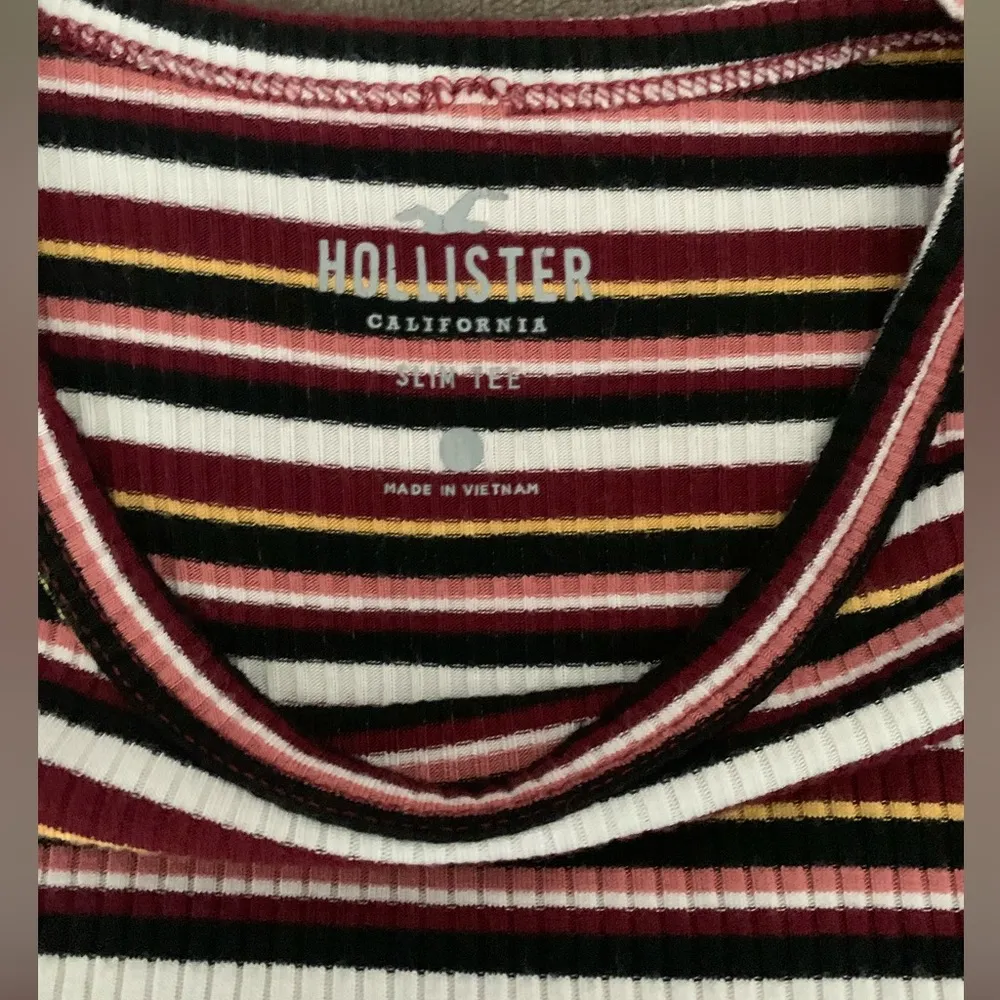 Hollister Slim Tee striped short sleeve bodysuit size XS - Image 2