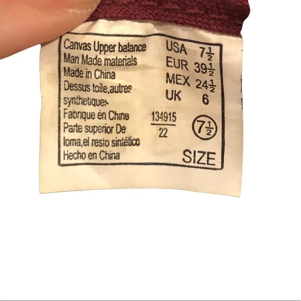 Airwalk maroon women’s sneakers - Image 6