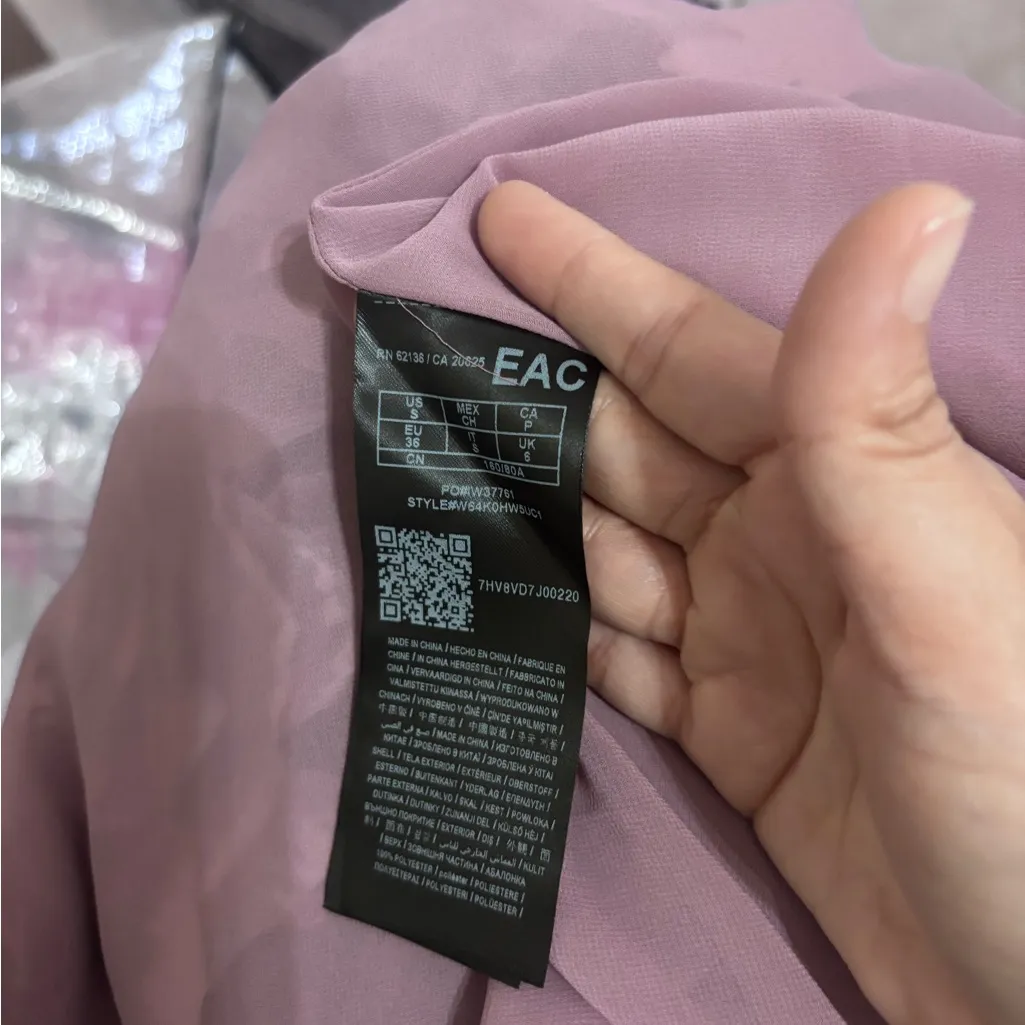 Guess LA Women’s Slip Dress Small Purple Floral Lace Midi Vintage Y2K 2000s Boho - Image 12