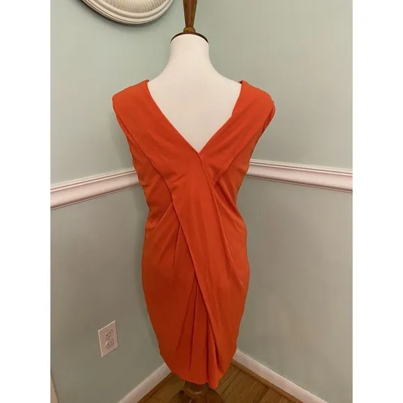 Ecetera 4 Orange Dress Cap Sleeve Midi - Image 2