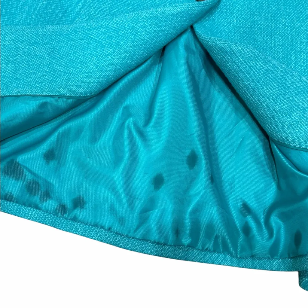 Talbots ✨  Women’s Teal Wool-Blend Winter Overcoat – Size 8  ❄️🧥 - Image 13