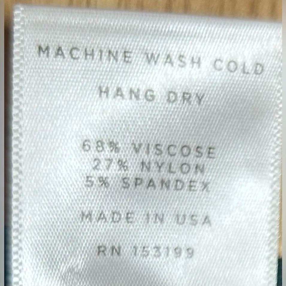 Lou Lou & Company Size S Maternity Nursing Henley Midi Ocean Teal Dress Green - Image 3