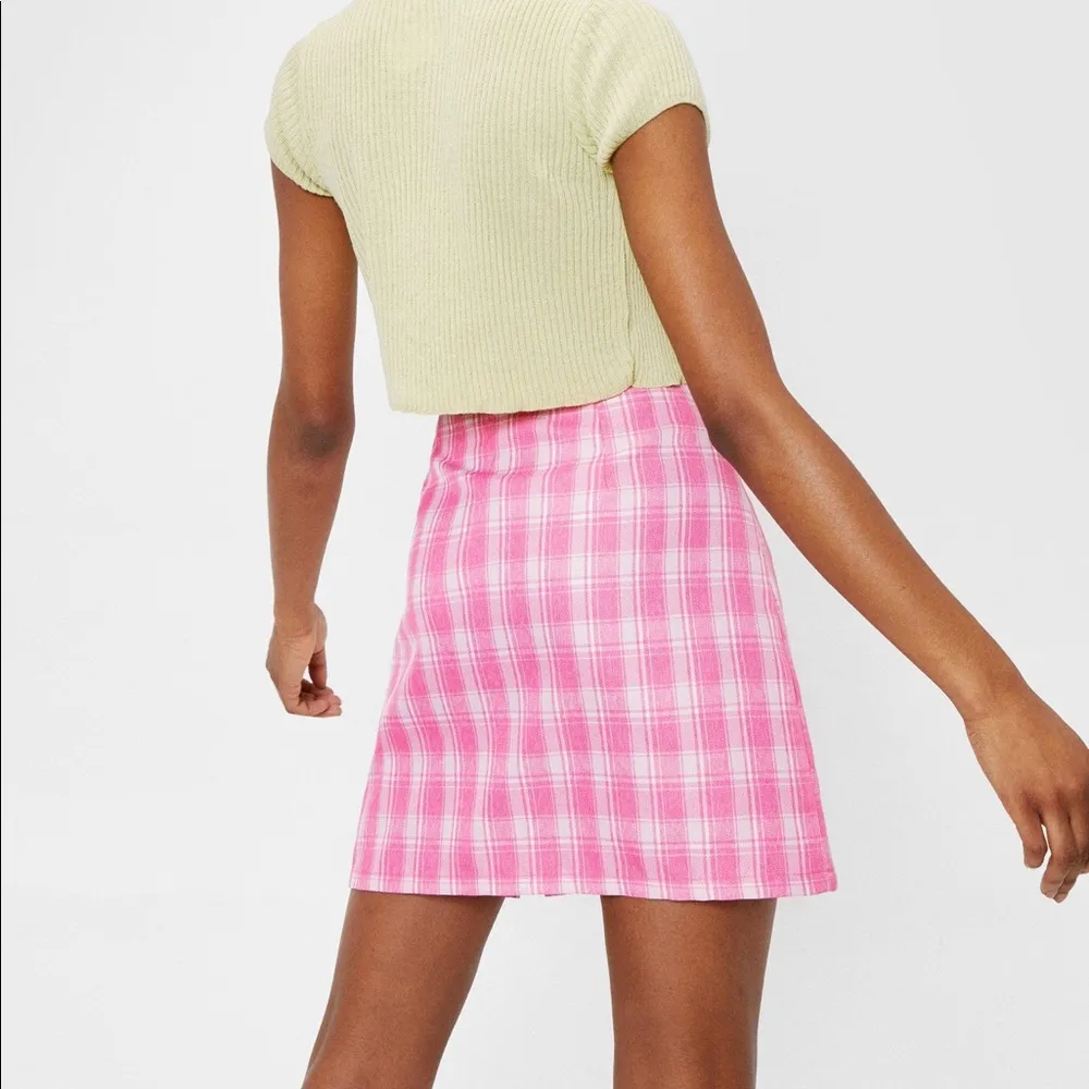 NWT Pink Plaid Skirt - Image 2
