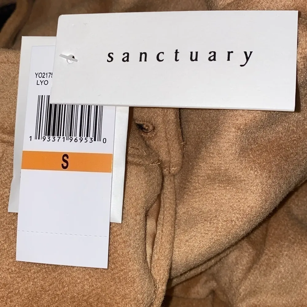 Sanctuary camel wool blend Shacket/ jacket with pockets. Size Small. NWT. - Image 5