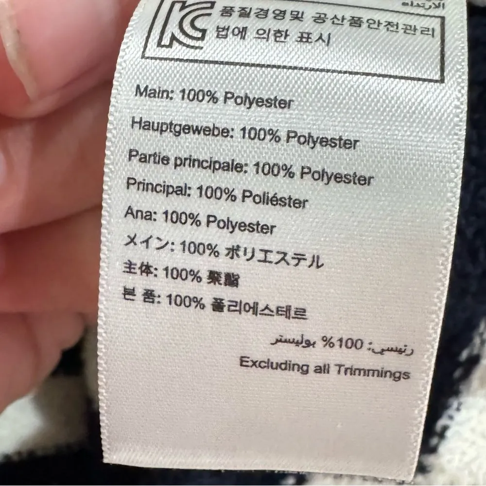 Joules Knitwear Seaport Red Multistriped Crewneck Sweater Women’s 14 - Image 4