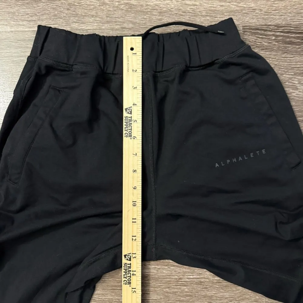 Alphalete  High Waisted Joggers Athletic Pants Womens Size M Black - Image 6