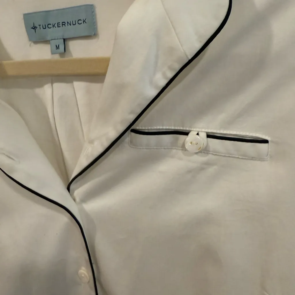 Tuckernuck White and Dark Green Long Sleeve A - Image 5