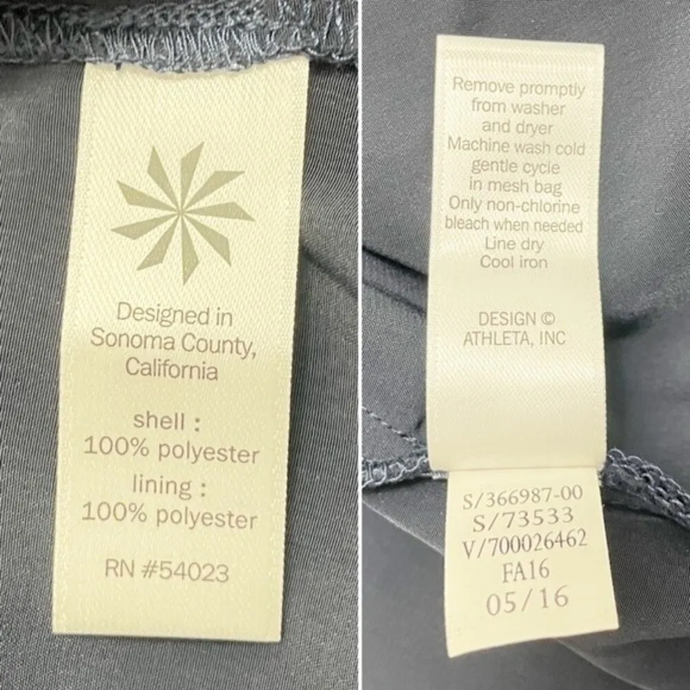 Athleta Printed Martinique Active Dress Red & Navy Size Small Quick Dry Travel - Image 11