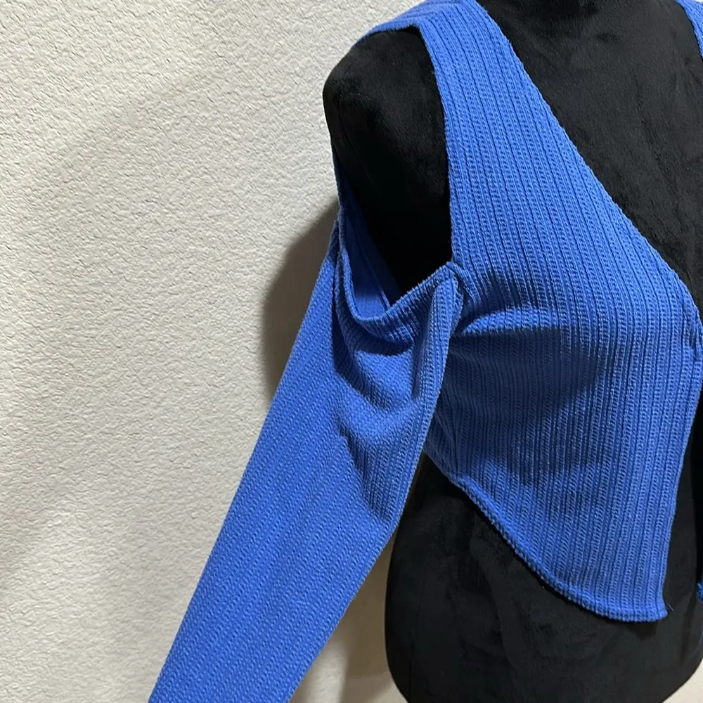 PrettyLittleThing Blue Long Sleeve Top - Image 2