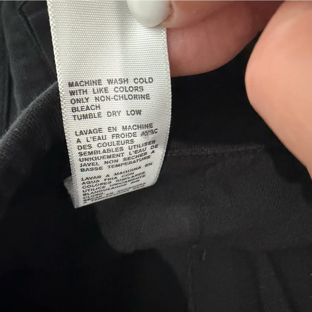 NWOT James Perse Soft Drape Utility Pant Black XS James (0) Casual Resortwear - Image 6