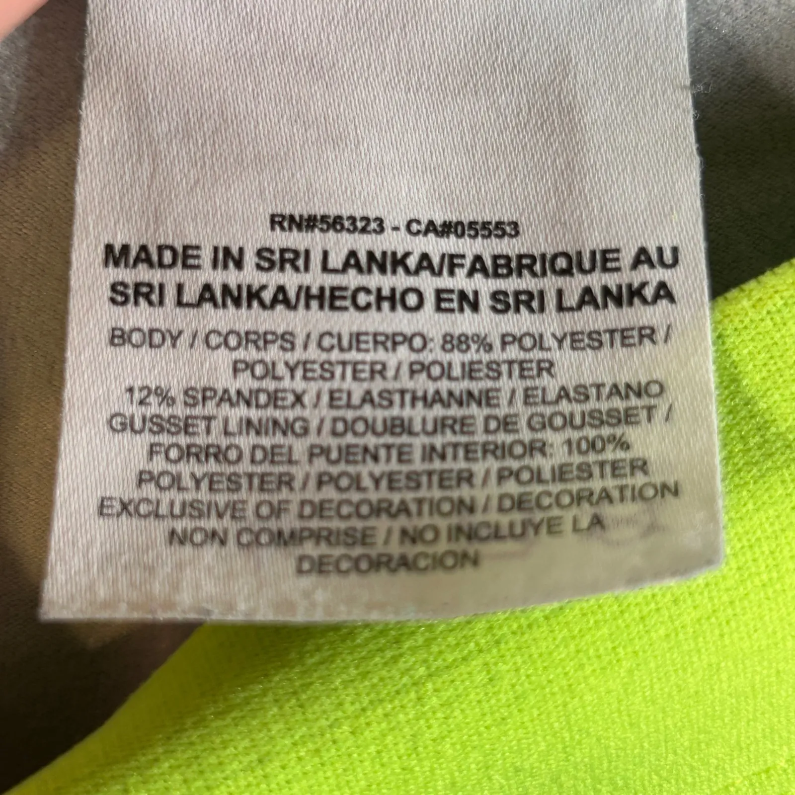 Nike Pro Dri Fit Teal Geometric Print Leggings Womens Size Large - Image 5