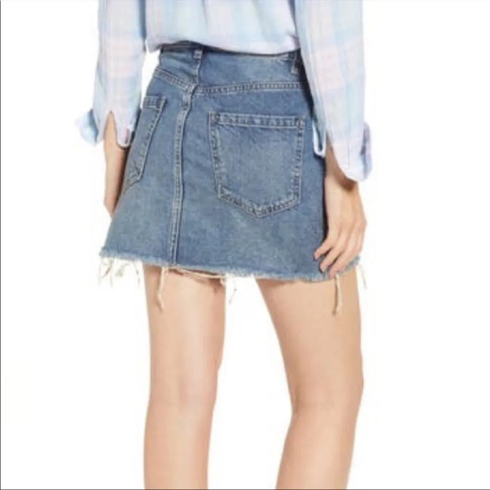 Free People We The Free Denim Skirt Size 27 - Image 2