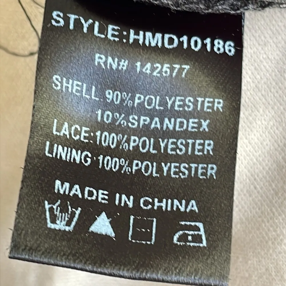 Haute Monde Black Lace Mini Dress - Image 8