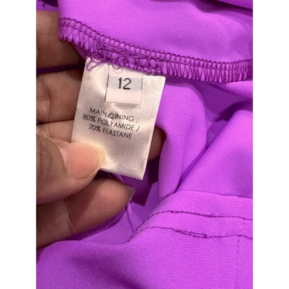 ALEX PERRY Halsey Sweetheart pencil Mini Dress in orchid AU 12 / US 8 Pink - Image 12