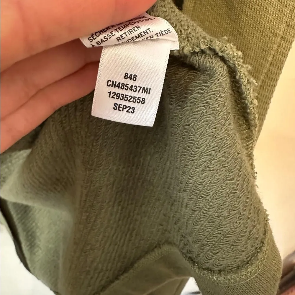 Caslon "NWT" Relaxed French Terry Blazer Green Sorrel Size XL - Image 13