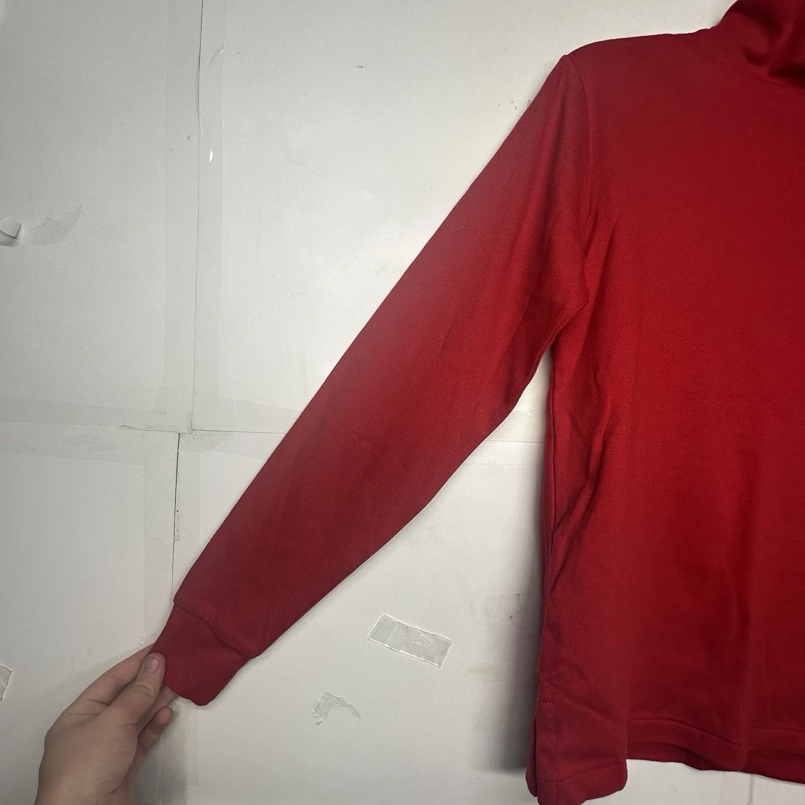 Vintage Polo Ralph Lauren Women’s Red Turtleneck Top Size L Y2K Logo Size L - Image 2