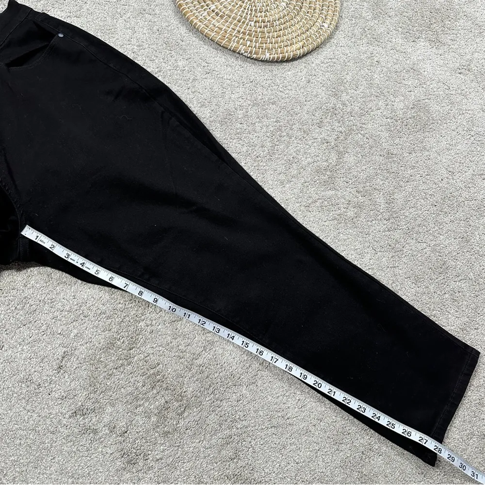 Judy Blue Slim Fit Gracie-James Black Beauty Jean Stretch Mid Rise Plus Size 24W - Image 14