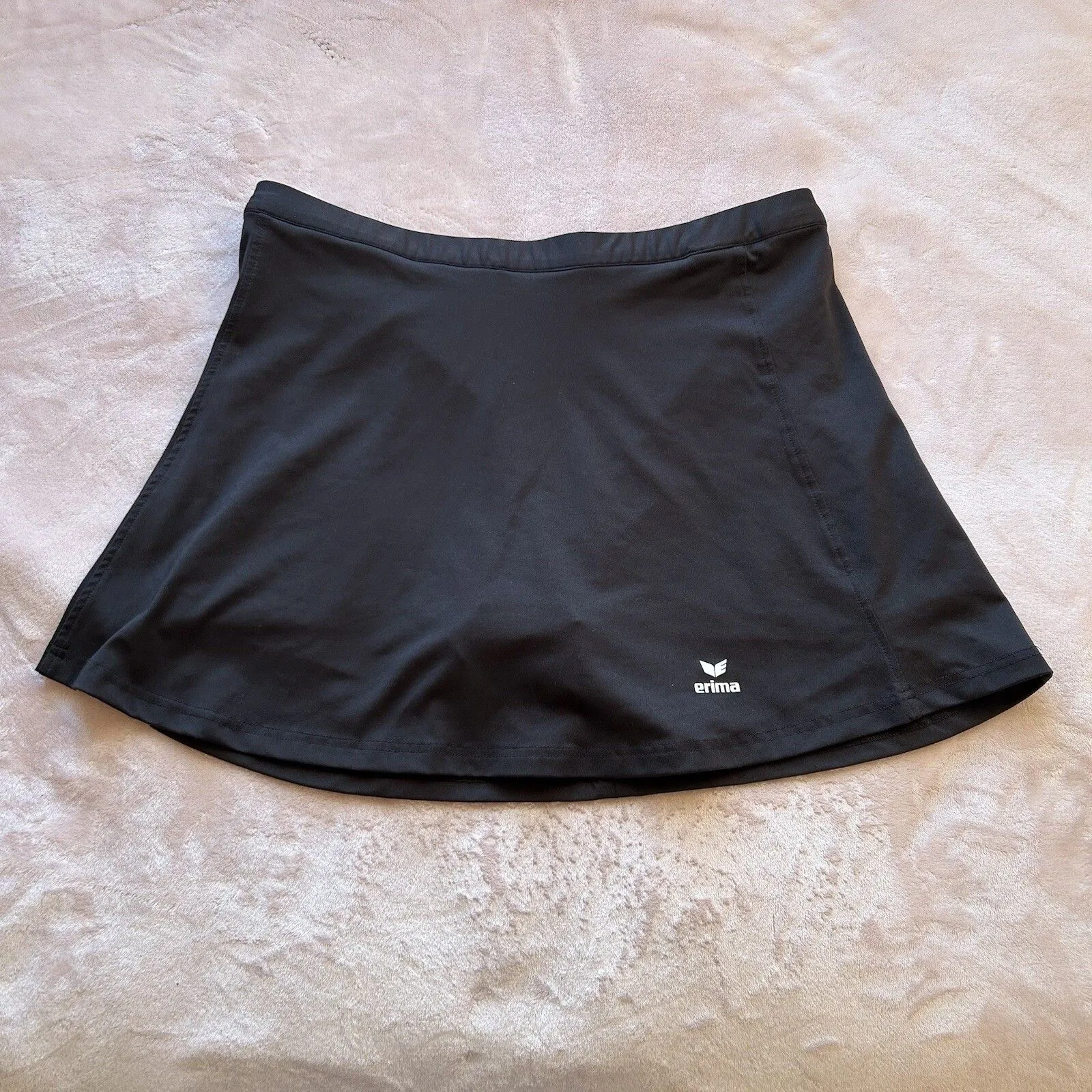 Black Mini Skirt Erima Tennis Skort/ Skirt with Built in Shorts Size M - Image 2