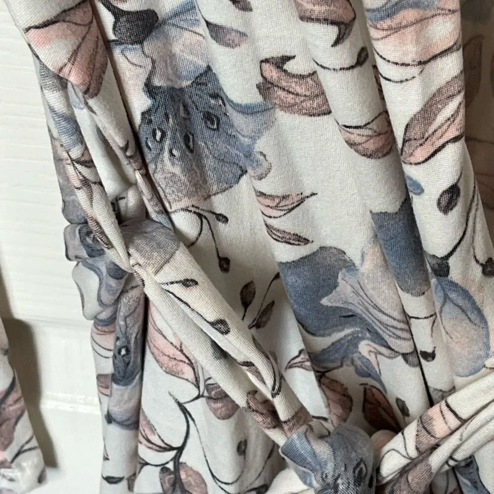 Catherine Malandrino Sz L Spring Floral Print Robe Soft NWT - Image 13