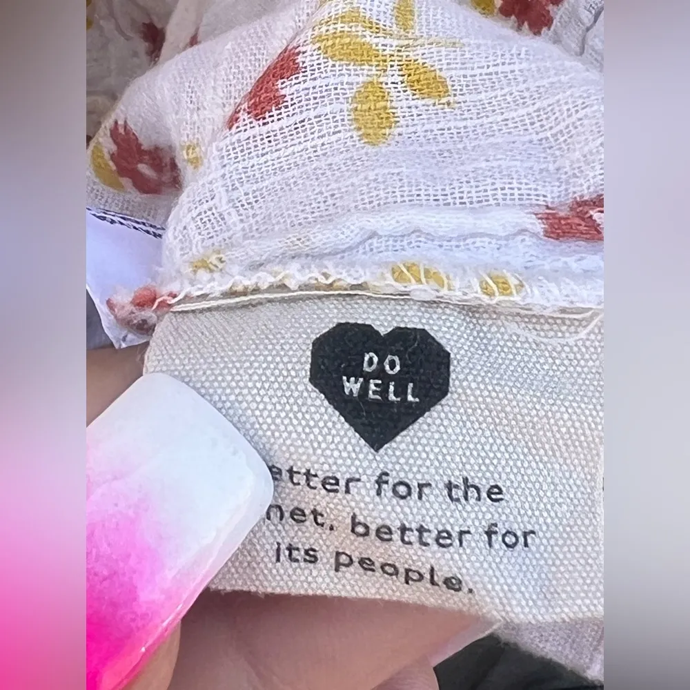 Madewell Sophia short - sleeve Top in wild calendula block print - Image 14