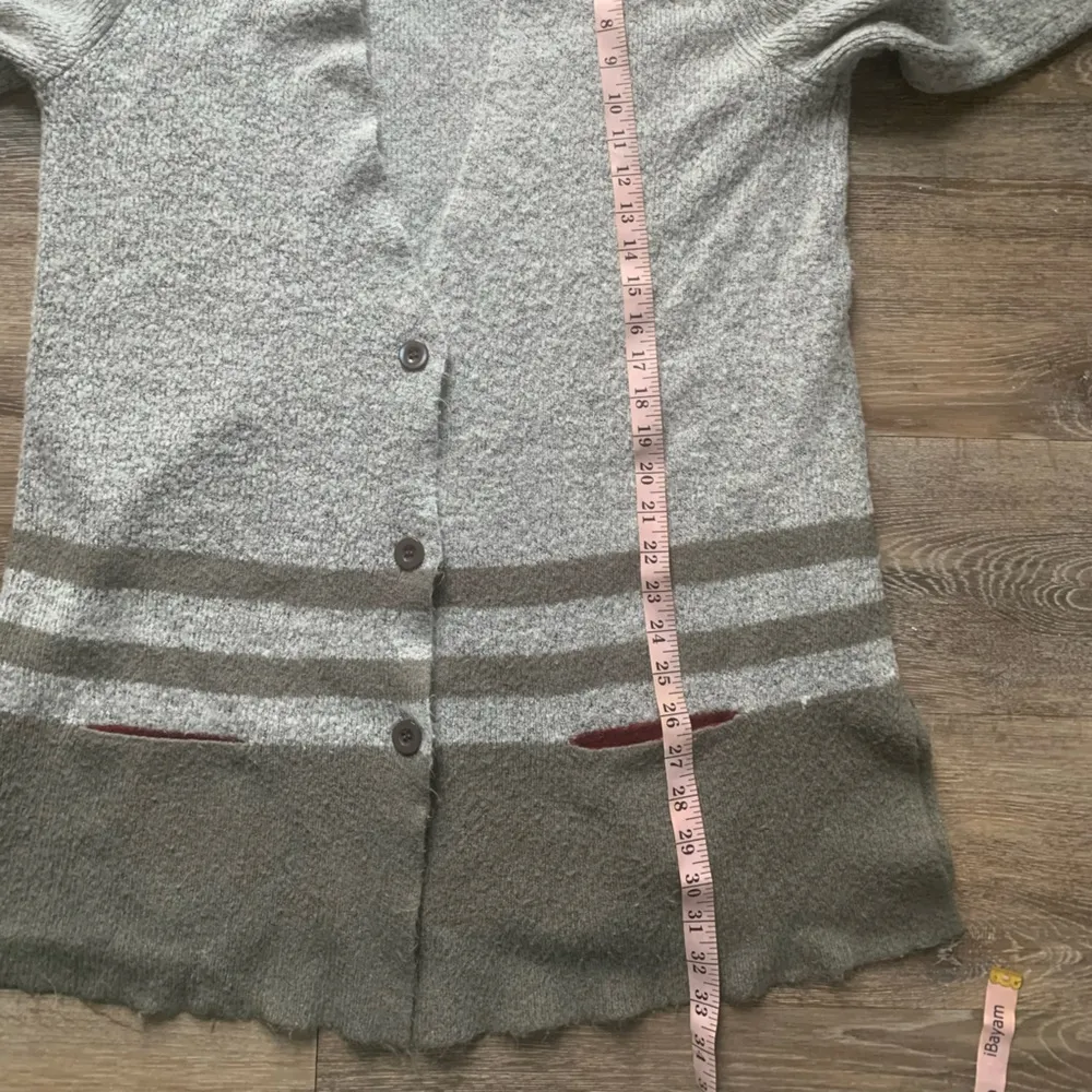 Fate by LFD Gray & Green Long Cardigan L Size L - Image 5