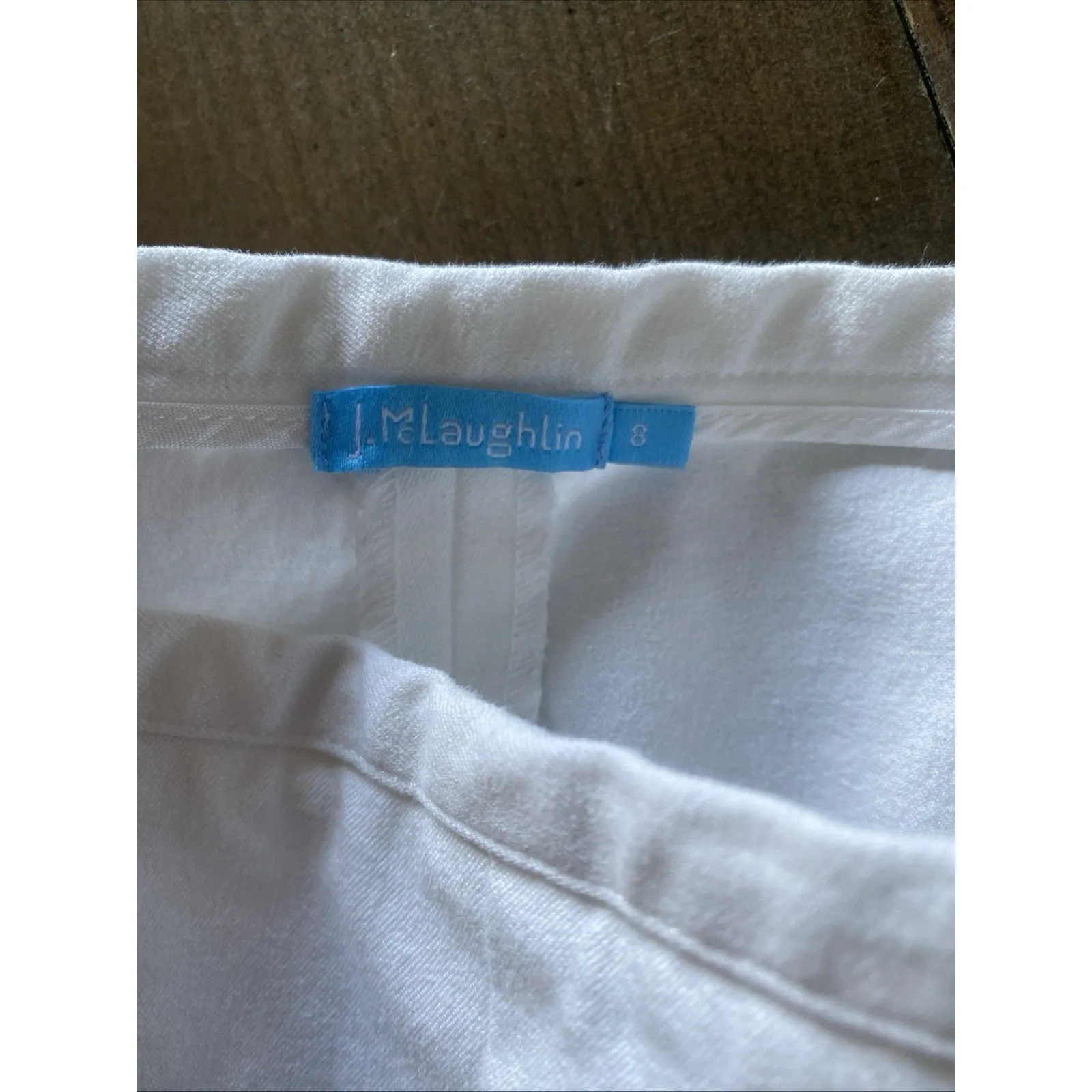 Roomates California Womens Small White Wide Leg Capri Pants Boho Gaucho Boho - Image 7