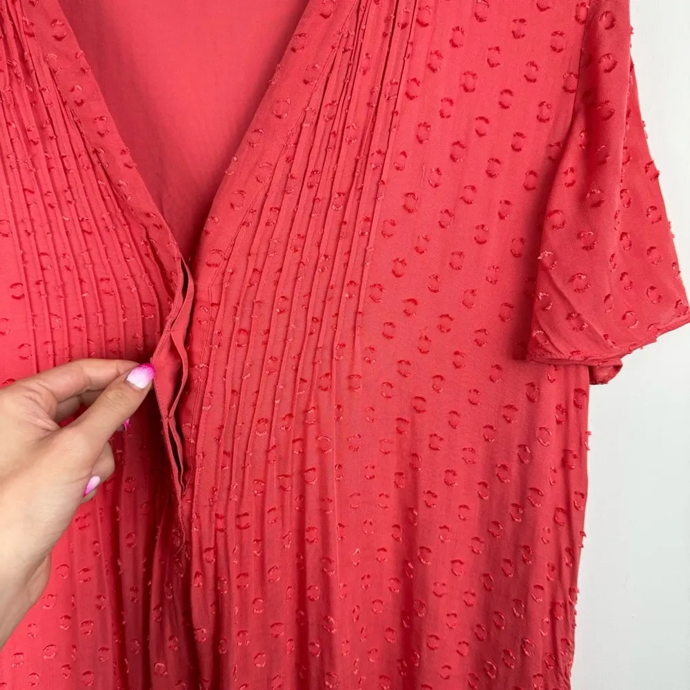 Soft Surroundings Offshore Tunic Top Sz Medium Swiss Top Pink Red - Image 7