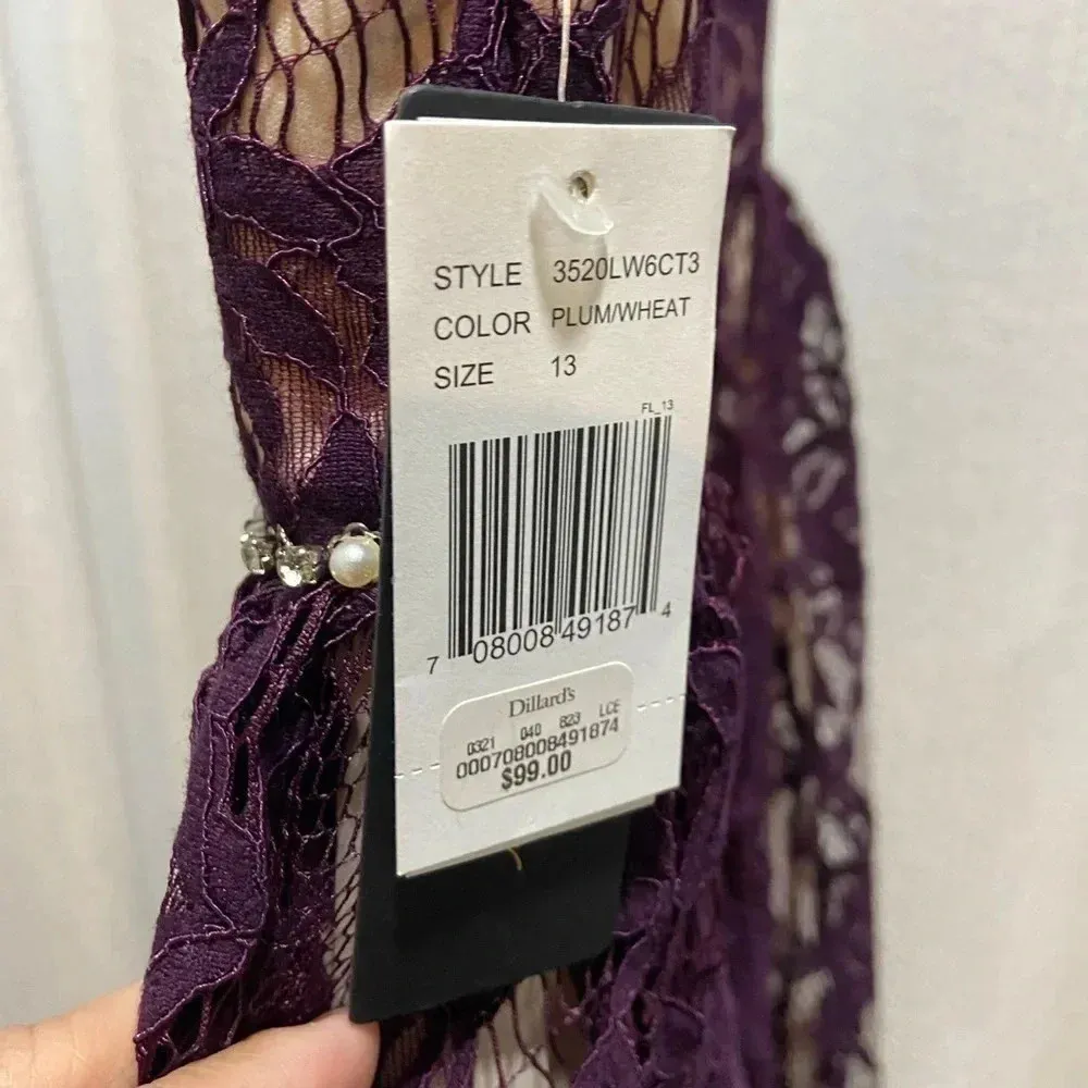 Jodi Kristopher strapless dress size‎ 13 NWT - Image 4