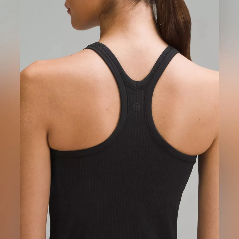 Lululemon Women Ebb to Street Tank Slimming Top -  Grey / Graphite Gray -  Sz 12 - Image 2