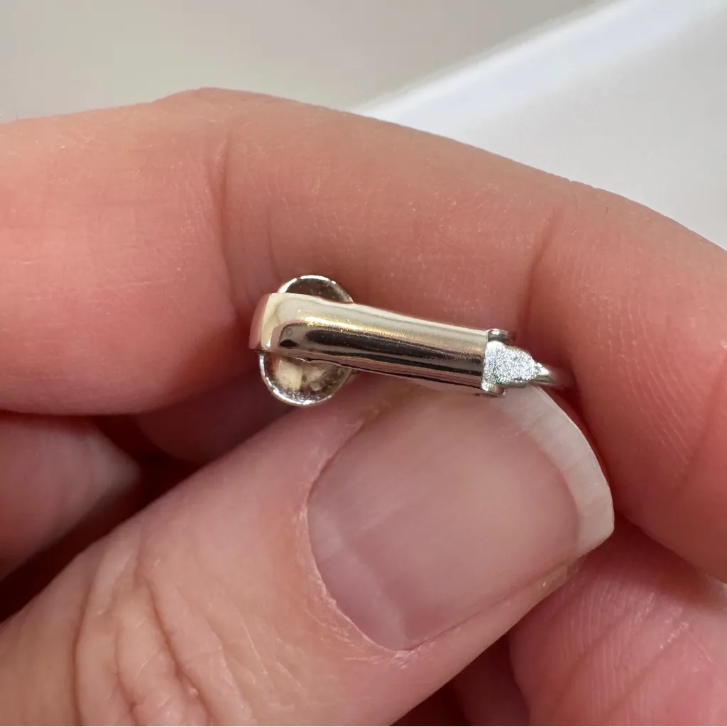 Silver Tone Green Blue Dragonfly Clip On Earrings Womens Jewelry - Image 4