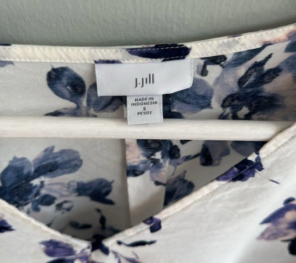 J. Jill Soft V-Neck Buttoned-Sleeve Tunic - Image 3