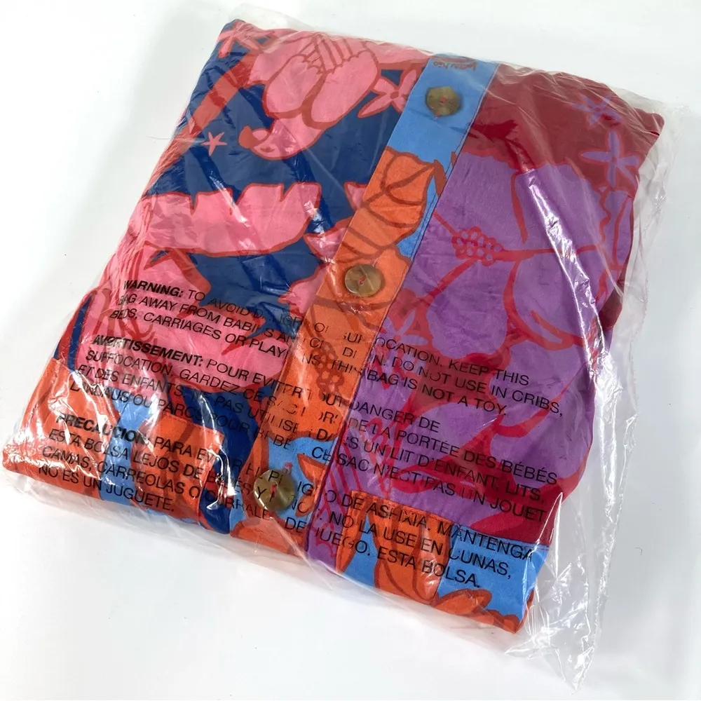 NWT  Floral Print Tie Waist Long Sleeve Midi Dress Size XS - Image 9