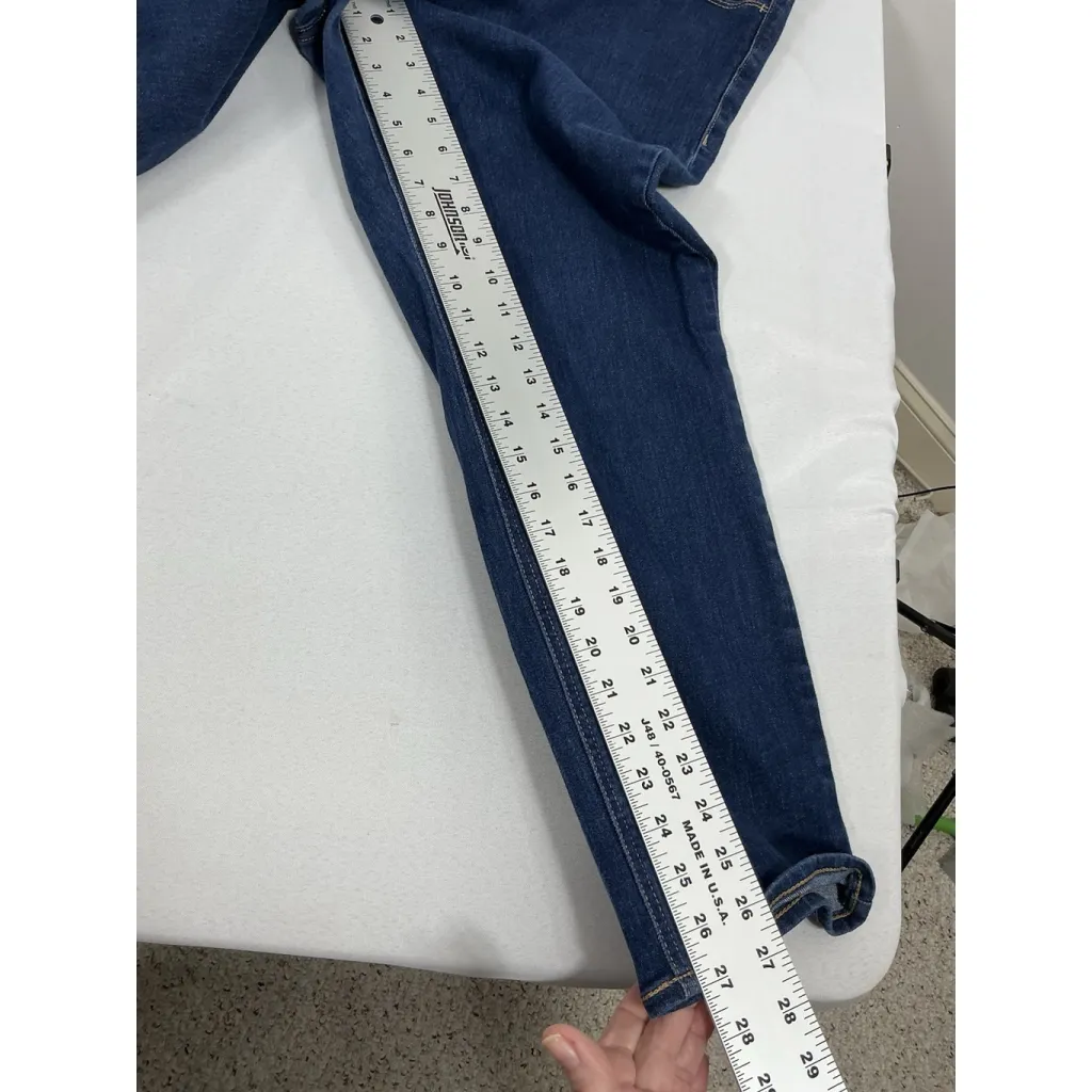 Womans Old Navy Blue Jeans 20 Short High Rise Straight Excellent Condition - Image 7