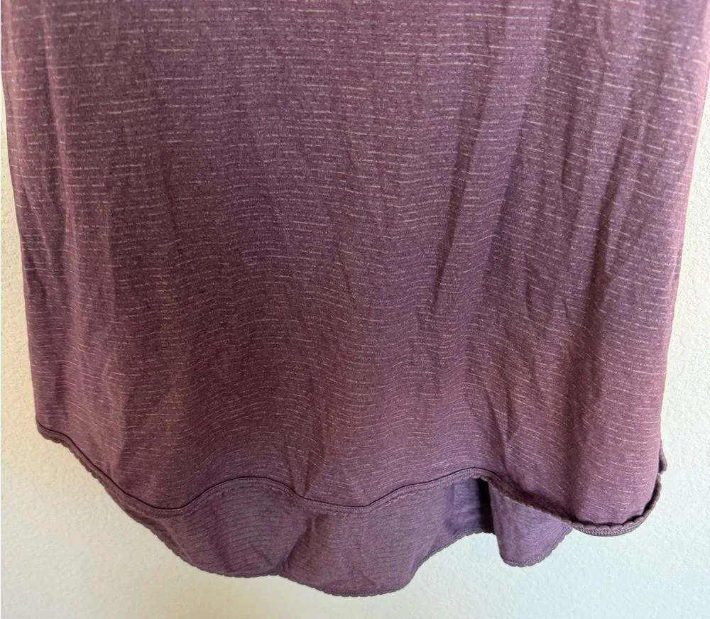 Lululemon 105 F Singlet Scalloped Racerback Tank Top Heathered Purple Fog 12 - Image 5